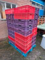 Pallet met 36 kratten 60-40-17 cm Bezorgen mogelijk, Doe-het-zelf en Verbouw, Kratten en Dozen, Ophalen, Gebruikt, Krat, Minder dan 35 cm
