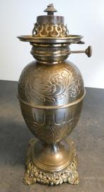 olielamp, messing en brons Brevete Paris [1709], Ophalen