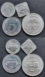 Serie 4 munten De Veluwe, Postzegels en Munten, Penningen en Medailles, Verzenden, Overige materialen, Nederland