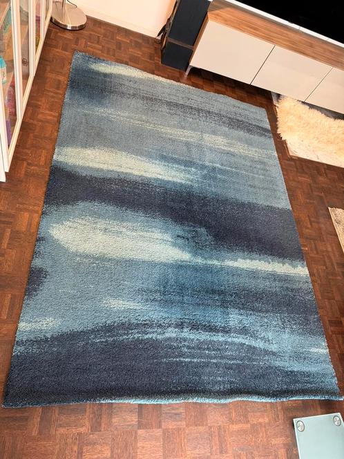 Vloerkleed zeeblauw ikea tapijt 170cmx240cm, Huis en Inrichting, Stoffering | Tapijten en Kleden, Zo goed als nieuw, 150 tot 200 cm
