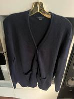Donkerblauwe cardigan van Franco Callegari,maat Xl, Ophalen of Verzenden, Zo goed als nieuw, Maat 46/48 (XL) of groter, Blauw