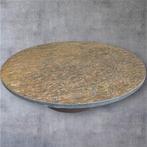 Design salontafel natuursteen brutalist Duitsland 1960-70, Ophalen, Heinz Lilienthal, Gebruikt, 100 tot 150 cm