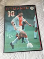 Jari Litmanen Ajax poster, Verzamelen, Ophalen, Zo goed als nieuw, Ajax, Poster, Plaatje of Sticker