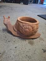 Bloempotten slak vorm, Tuin en Terras, Ophalen, Steen, Zo goed als nieuw, Overige vormen