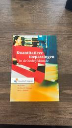 Kwantitatieve toepassingen in de bedrijfskunde, J.W. Wijbenga; E.T. Thijssen; A. Buijs, Ophalen of Verzenden, Zo goed als nieuw