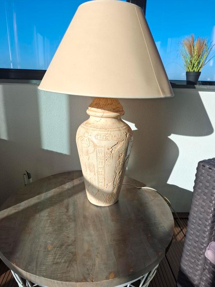 Egyptische Stijl Tafellamp, Antiek en Kunst, Antiek | Lampen, Ophalen of Verzenden