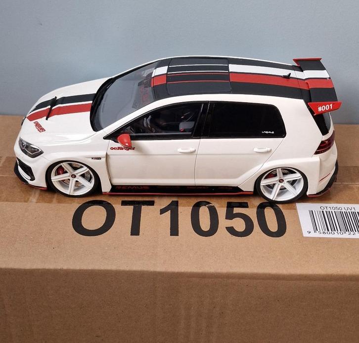 Volkswagen Golf VII GTI Oettinger Zuiver Wit 2019 OT1050, Hobby en Vrije tijd, Modelauto's | 1:18, Nieuw, Auto, OttOMobile, Ophalen of Verzenden