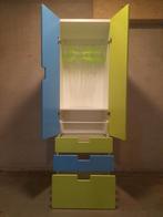 Ikea stuva/smastad kledingkast 192x60x50 groen blauw, Kinderen en Baby's, Kinderkamer | Commodes en Kasten, Ophalen, Gebruikt