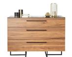 Vivense Dressoir/ Drawer met glas, Huis en Inrichting, Kasten | Dressoirs, Ophalen, 100 tot 150 cm, Glas, Zo goed als nieuw