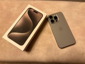 Iphone 15 PRO Naturel Titanium  - 128GB -  NIEUW STAAT - beschikbaar voor biedingen