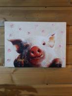 Schilderij van een varken Donkersloot, Ophalen of Verzenden