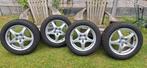 Aluminium velgen met banden 205/55R16 91H, Ophalen, Velg(en), 16 inch, Personenwagen