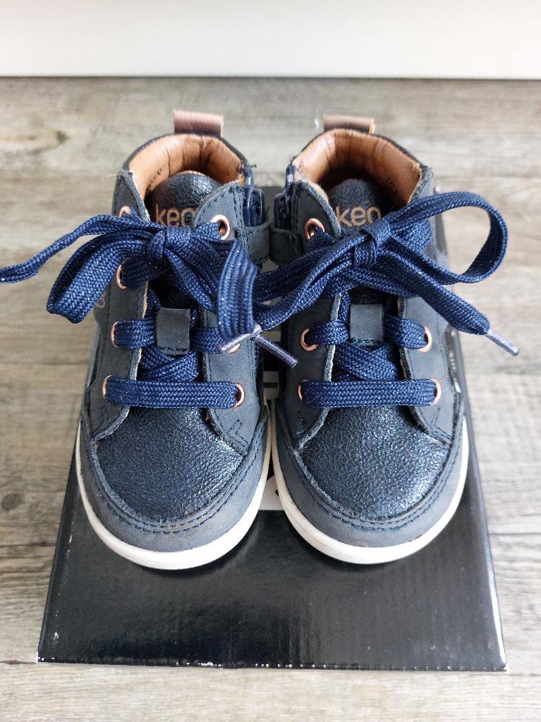 Lederen schoenen maat 22 (Keq), Meisje, Keq, Schoenen, Ophalen of Verzenden