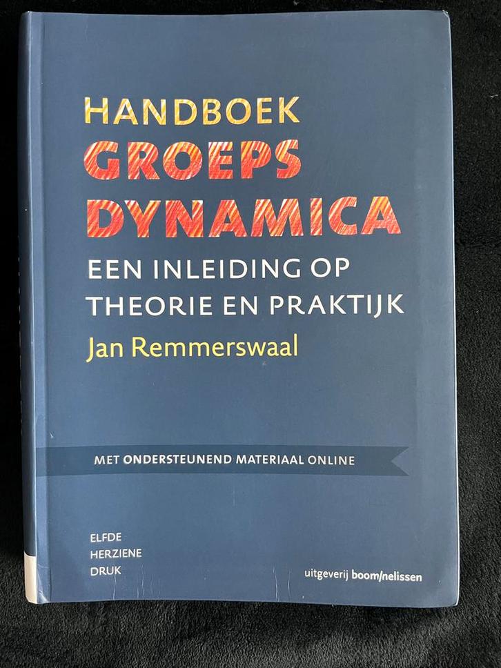 Handboek Groepsdynamica - Theorie en Praktijk, Boeken, Studieboeken en Cursussen, Zo goed als nieuw, HBO, Gamma, Ophalen of Verzenden