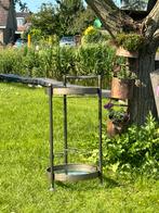 Gave luxe / industriële dranktrolley, Ophalen, Gebruikt, Metaal, 75 cm of meer