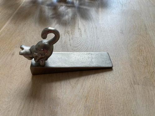 Decoratieve Metalen Deurstopper – Kat Design, Huis en Inrichting, Woonaccessoires | Deurstoppers, Gebruikt, Ophalen of Verzenden
