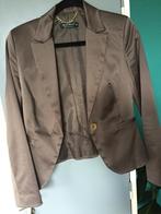 Mooie glans taupe Rinascimento blazer jasje mt M (S), Ophalen of Verzenden, Zo goed als nieuw, Maat 38/40 (M), Bruin