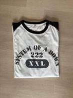System of a down - baseball shirt - maat XL, Ophalen of Verzenden, Gedragen, Maat 56/58 (XL), Wit
