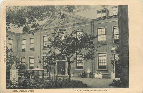 (388-568-019) Middelburg Oude mannen en vrouwenhuis, Verzamelen, Ansichtkaarten | Nederland, Zeeland, Verzenden