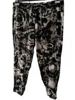 CAMBIO Jorden pantalon 44 beige zwart travelstof camo, Kleding | Dames, Broeken en Pantalons, Cambio, Verzenden, Zwart, Maat 42/44 (L)