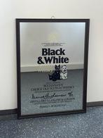 Vintage Reclamebord Bar Spiegel Mancave Black & White whisky, Verzamelen, Ophalen of Verzenden, Zo goed als nieuw, Reclamebord