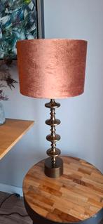 Te koop tafellamp inclusief velvet kap, Ophalen, Zo goed als nieuw, 50 tot 75 cm