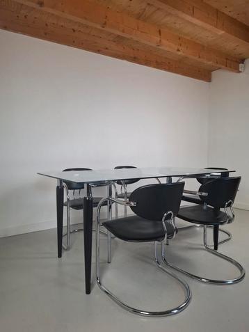 Vintage eettafel jaren 80 Effezeta Post Moderne Eettafel Set beschikbaar voor biedingen