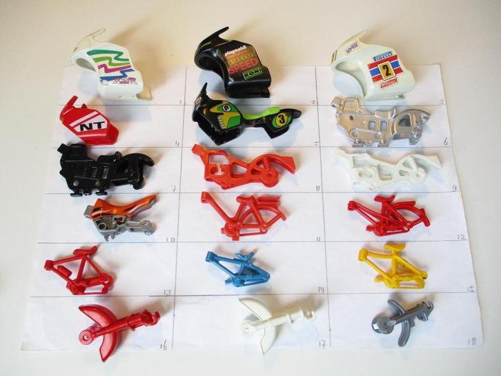 playmobil onderdelen fiets/motor/div, Kinderen en Baby's, Speelgoed | Playmobil, Zo goed als nieuw, Los playmobil, Ophalen of Verzenden