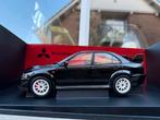 1:18 Mitsubishi Lancer Evo VI Tommi Makinen zwart Autoart, Hobby en Vrije tijd, Modelauto's | 1:18, Auto, Autoart, Ophalen of Verzenden
