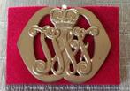 Metalen baret embleem Regiment Infanterie Johan Willem Friso, Verzenden, Landmacht, Nederland, Embleem of Badge