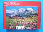 Seiseralm Zuid Tirol Oostenrijk 1500 st nr. 13601, Ophalen, 500 t/m 1500 stukjes, Zo goed als nieuw