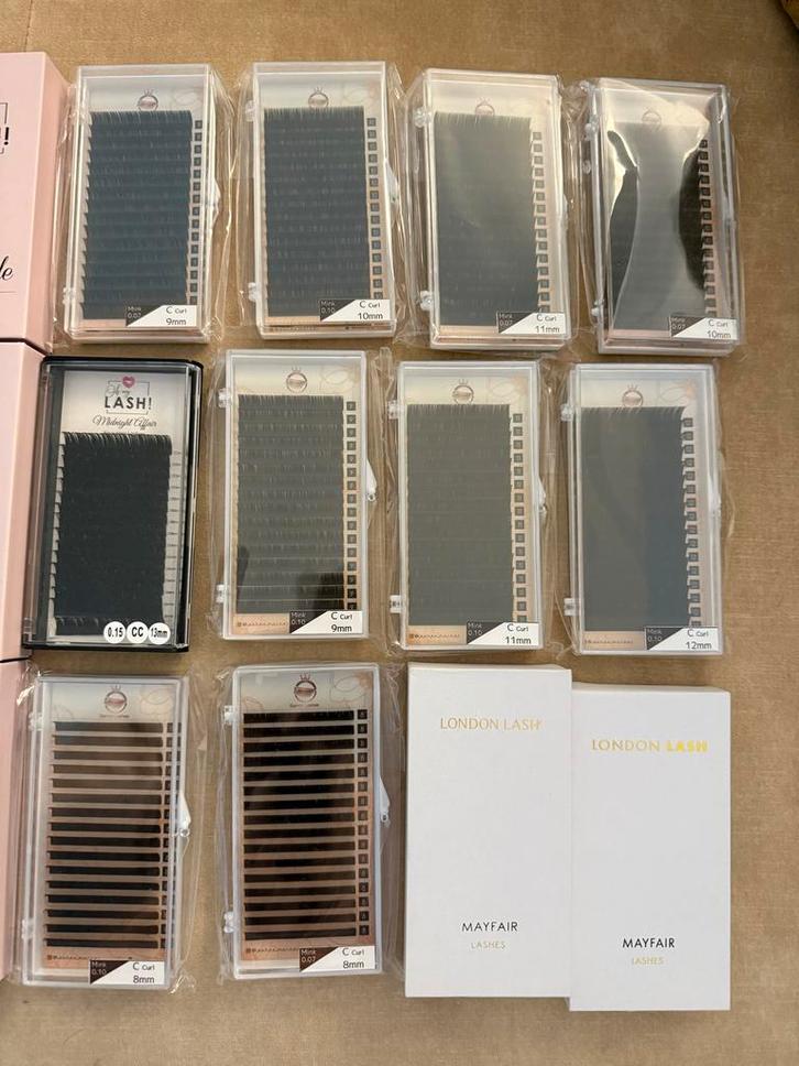 Wimpers extensions - bijna nieuw!, Sieraden, Tassen en Uiterlijk, Uiterlijk | Cosmetica en Make-up, Zo goed als nieuw, Toebehoren