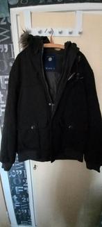 Stoer herenjack met bont, Ophalen of Verzenden, Zo goed als nieuw, Zwart