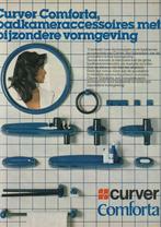 Retro reclame 1981 Curver Comforta blauwe badkamer spullen, Verzamelen, Verzenden, Overige typen