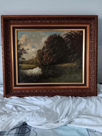 Frans Baaijens - Buurserbeek olieverf schilderij beschikbaar voor biedingen
