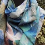 Blauw/groene bonte shawl/scarf/sjaal Paul Smith met kaartje, Verzenden, Nieuw, Sjaal