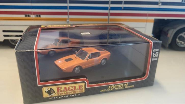 Eagle Collectibles Saab Sonett III Orange - Burnt Orange, Hobby en Vrije tijd, Modelauto's | 1:43, Zo goed als nieuw, Auto, Overige merken