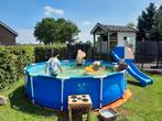 Intex zwembad rond 366cm hoogte 84cm, Tuin en Terras, Zwembad-toebehoren, Ophalen, Gebruikt, Afdekzeil