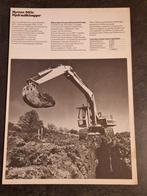 Hymac 580c Hydraulikbagger folder., Ophalen of Verzenden, 1960 tot 1980, Buitenland, Krant