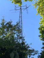 Zendmast met paraboolschotels en antennes, Telecommunicatie, Antennes en Masten, Ophalen of Verzenden, Zo goed als nieuw