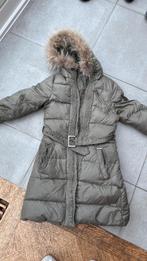 Airforce: Lange winterjas dames, Ophalen, Airforce, Maat 36 (S), Gedragen