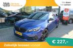 Peugeot 308 SW 1.2 PureTech GT-line AUTOMAAT NA € 16.450,0, Auto's, Peugeot, Gebruikt, 1199 cc, Blauw, Leder en Stof