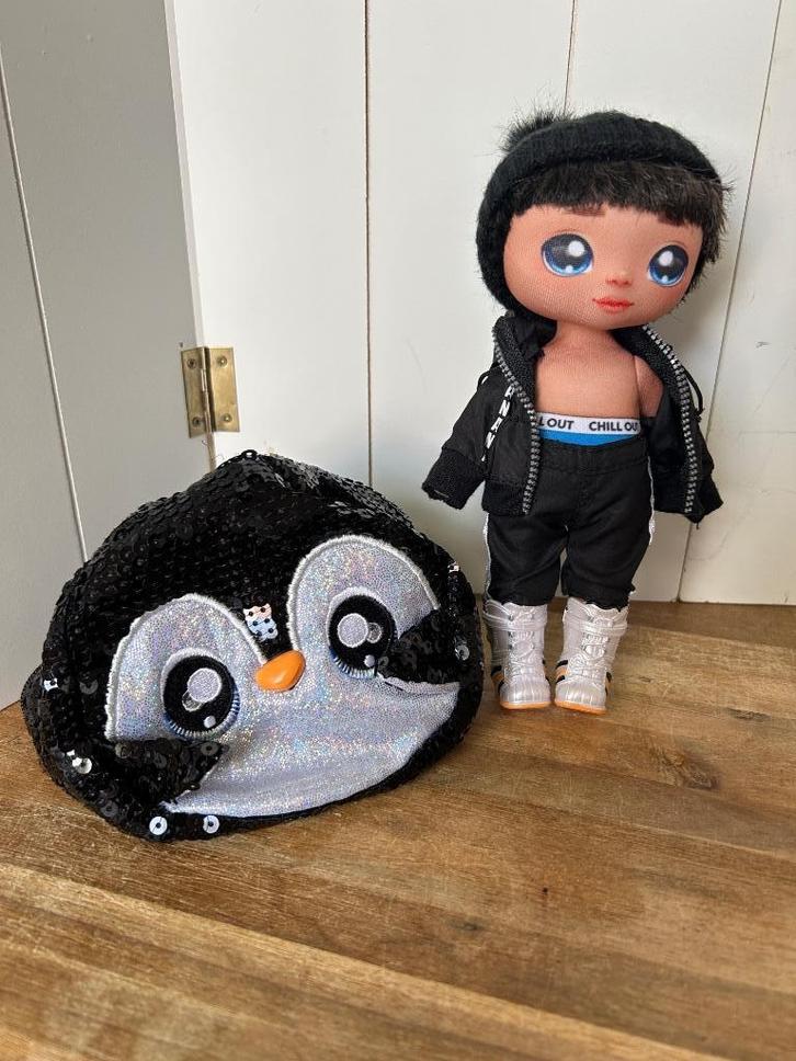 Na! Na! Na! Surprise 2-in-1 Pom Pop - Andre Avalanche, Kinderen en Baby's, Speelgoed | Poppen, Gebruikt, Overige typen, Ophalen of Verzenden