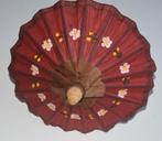 Handgemaakte Parasol Paraplu Birma Myanmar + bloemen, Ophalen of Verzenden