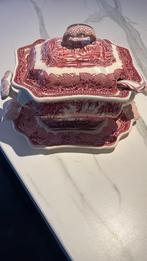 Mason's Vista Soepterrine met Onderbord, Antiek en Kunst, Ophalen