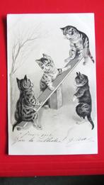 Schommelen 1905, Ophalen of Verzenden, Voor 1920, Gelopen, Overige thema's