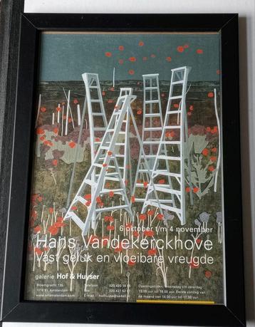 Hans Vandekerckhove affiche  beschikbaar voor biedingen