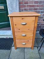 Gratis ladenkastje grenen hout, Gebruikt, 3 of 4 laden, Minder dan 100 cm, 25 tot 50 cm