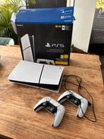 PlayStation 5 Digital Edition + 2 controllers + PSN account, Ophalen of Verzenden, Zo goed als nieuw, Playstation 5 Digital