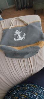 Strandtas met anker, Ophalen of Verzenden, Zo goed als nieuw, Grijs, Shopper